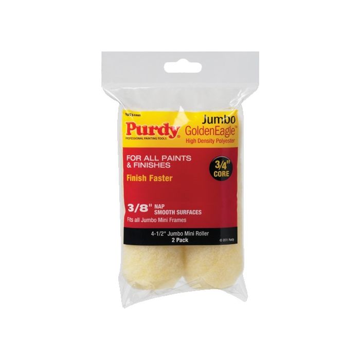 Purdy 4-1/2" x 3/8"Jumbo Golden Eagle Mini Roller Cover 2pk