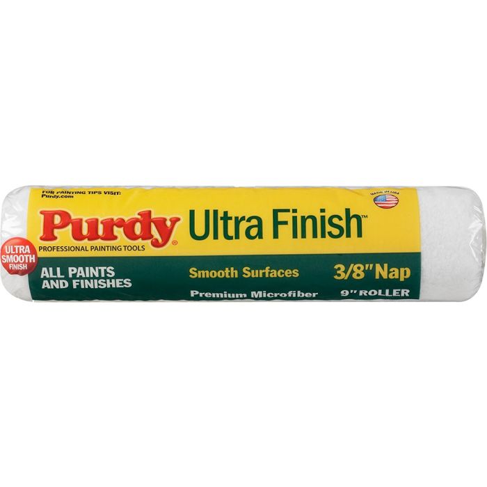 Purdy 9" x 3/8" Nap Ultra Finish Microfiber Roller Cover