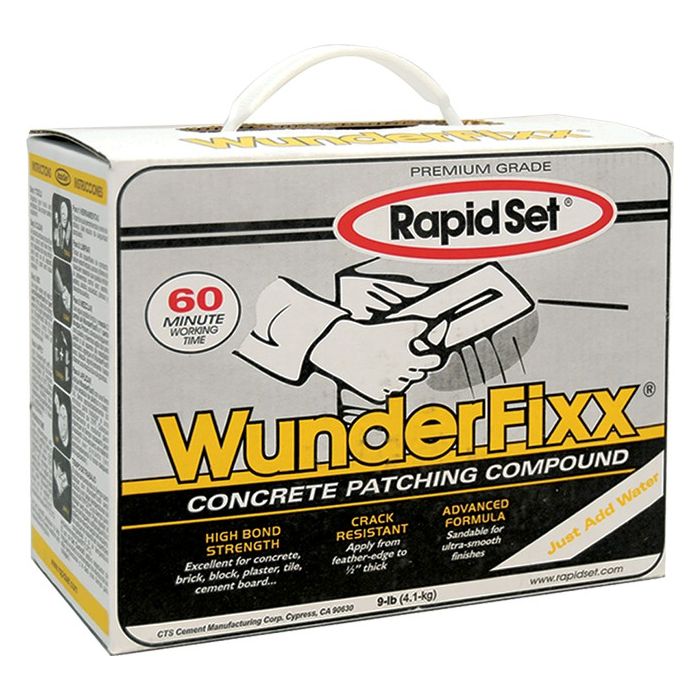 Rapid Set 9lb Box Wunderfixx Concrete Patching Compound