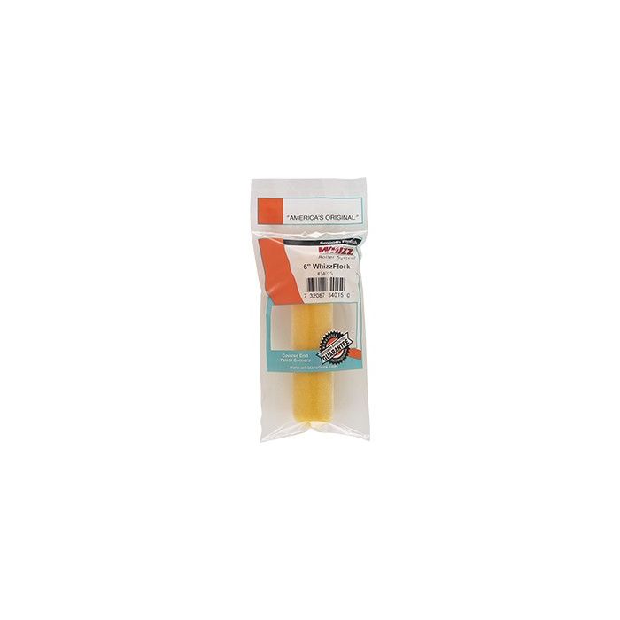 Whizz 6" Orange Flock Mini Roller