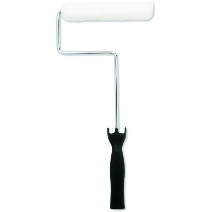Whizz 6" White Woven 3/8" Nap Mini Roller w/ 14" Frame