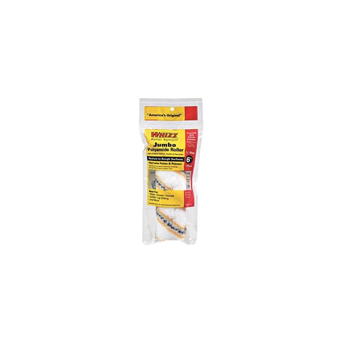 Whizz 6" Premium Gold Stripe 1/2" Nap Jumbo Mini Roller