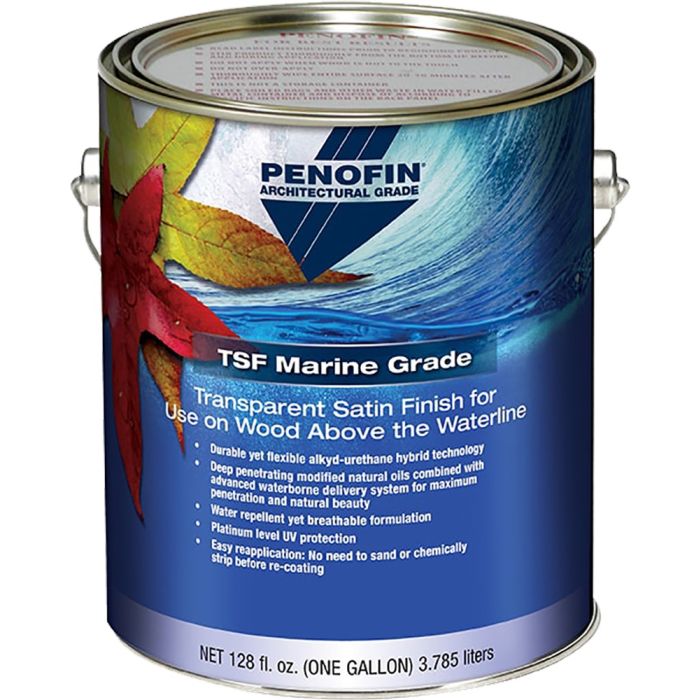 Penofin 1gal Natural Architectural TSF Marine Grade Satin Wood Finish