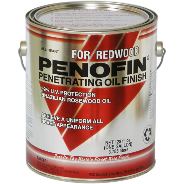 Penofin 1gal All Heart Penetrating Oil Finish for Redwood (Low Odor)