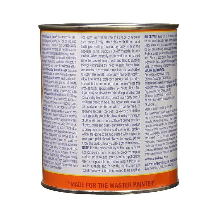 Crawfords Natural Blend Painters Putty
