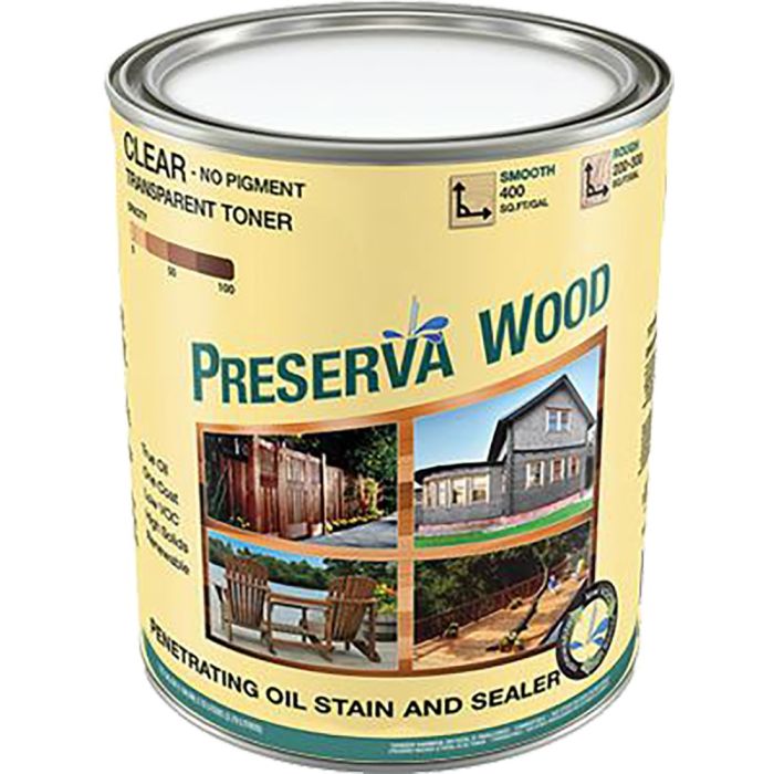 Preserva Wood Penetrating Oil Stain & Sealers