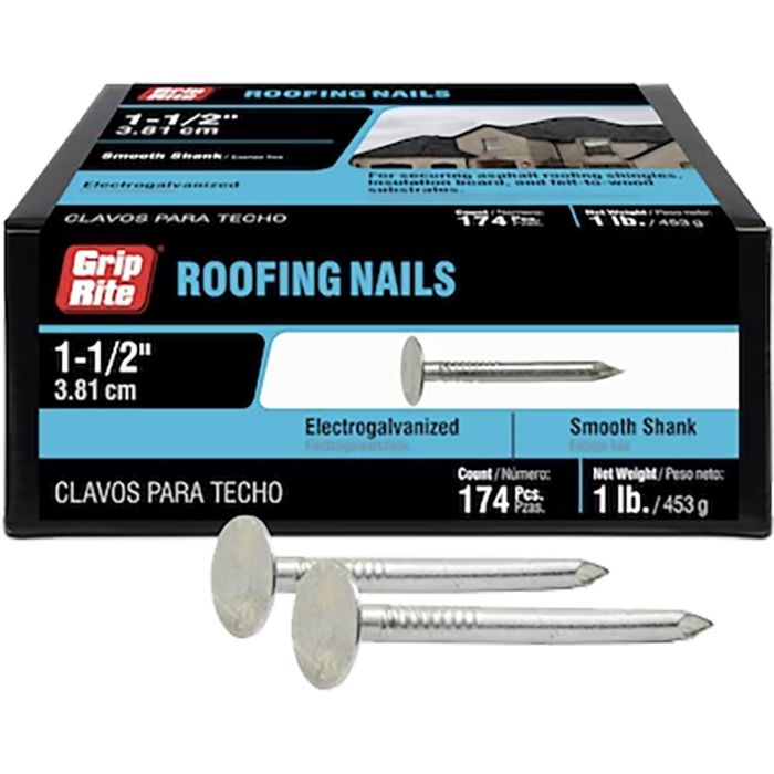 Grip-Rite Electrogalvanized Roofing Nails