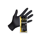 SAS 7mil Black Raven Nitrile Disposable Gloves Powder Free