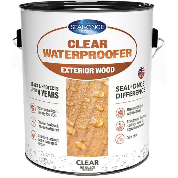 Seal-Once Custom Semi-Transparent Exterior Wood Stain & Waterproofer