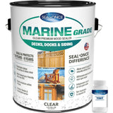 Seal-Once 1gal Redwood Single Strength Semi-Transparent Marine Grade Premium Wood Stain & Sealer