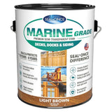 Seal-Once Marine Grade Pre-Mixed Semi-Transparent Premium Wood Stain & Sealer