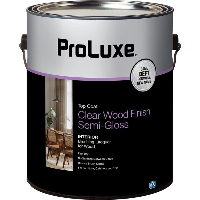ProLuxe Clear Interior Wood Finish Brushing Lacquers