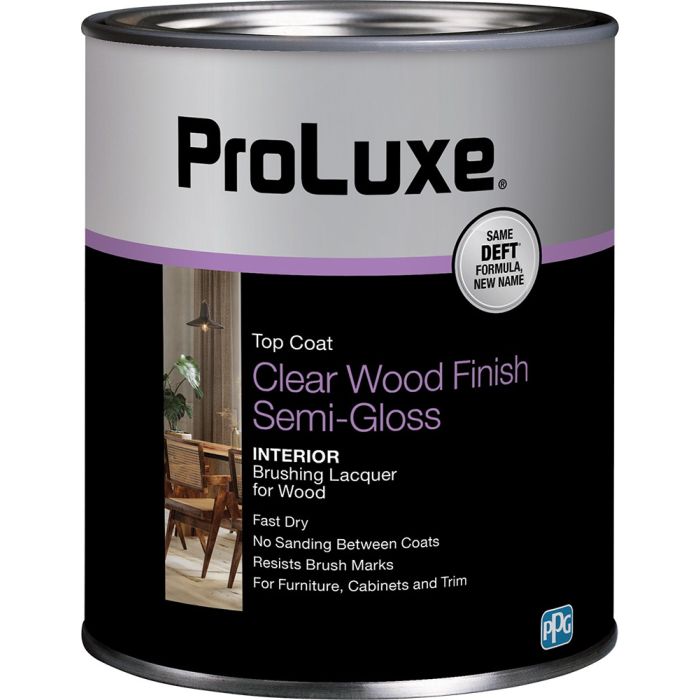 ProLuxe Clear Interior Wood Finish Brushing Lacquers