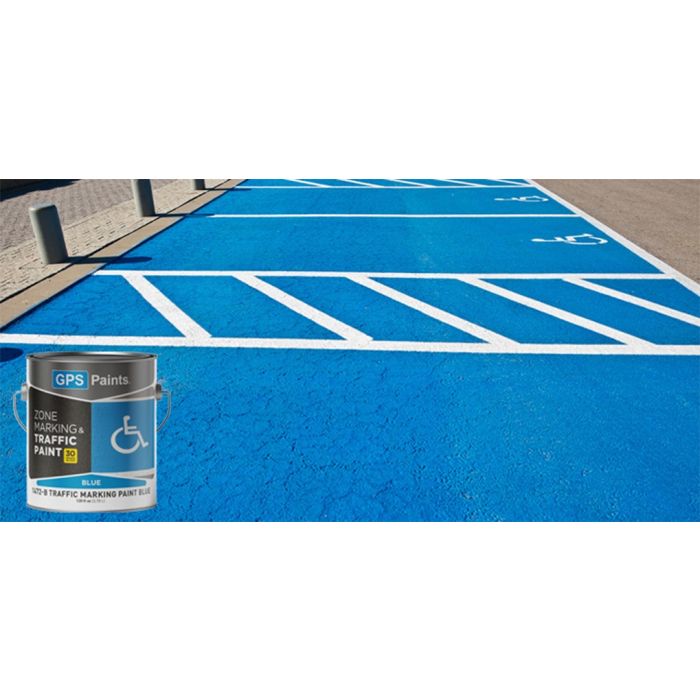 GPS Paints 1gal Blue Zone Marking & Traffic Paint
