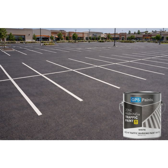 GPS Paints 1gal White Zone Marking & Traffic Paint