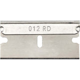 AccuTec .012 Pro Single Edge Blade Steel Back Clamshell 100pk