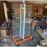 PaintLine 50-Shelf Mobile Pro Drying Rack