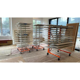 PaintLine 50-Shelf Mobile Pro Drying Rack