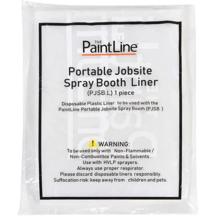 PaintLine Portable Jobsite Spray Booth Disposable Liners (3pk)
