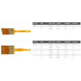 Wooster Amber Fong Brown China Bristle Paint Brushes