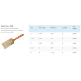 ArroWorthy Cap'N Jack White China Bristle Paint Brushes
