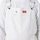 Dickies White Painter Bib Overalls