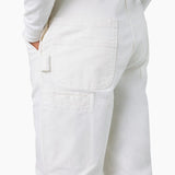 Dickies White Painter Bib Overalls