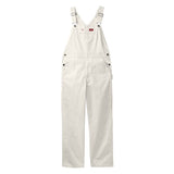 Dickies White Painter Bib Overalls