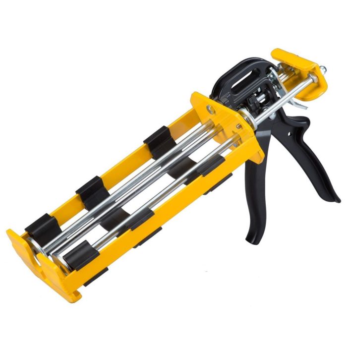 Dripless 22oz Dual Component Caulk Gun w/26:1 Thrust Ratio