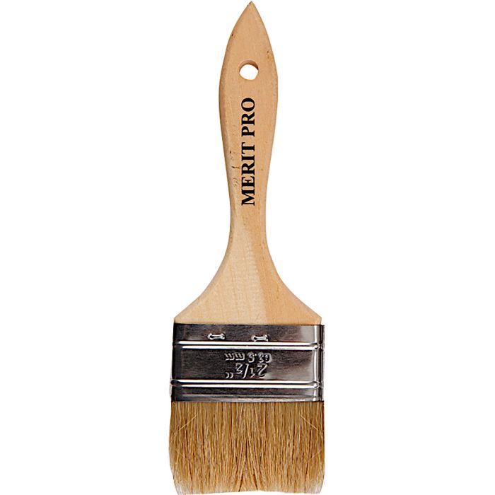 Dynamic 2-1/2" White Bristle Chip Brush (Case of 12 - includes 12 ea)