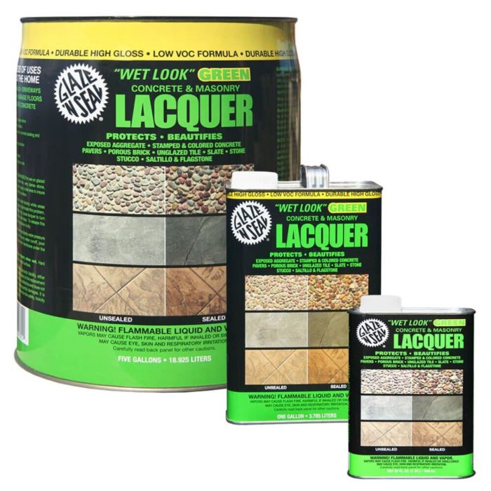 Glaze 'n Seal Wet Look Concrete & Masonry Lacquer