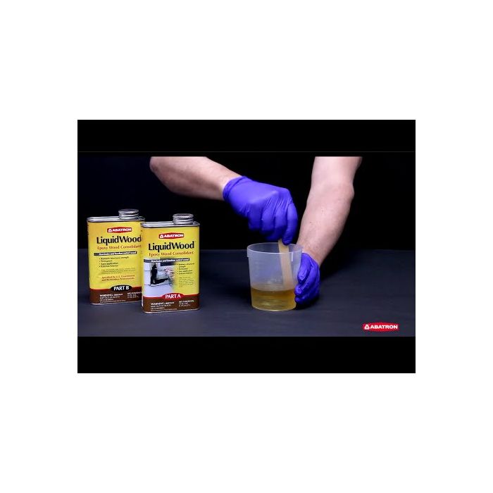 Abatron Part A + pt Part B LiquidWood - 2 Part Epoxy Wood Consolidant