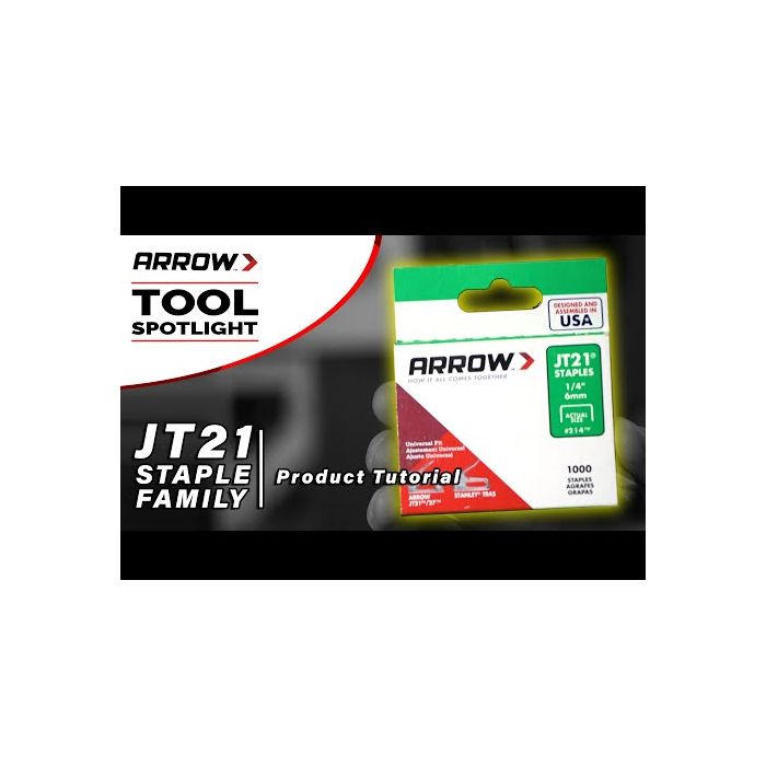 Arrow Fastener JT21 Staples (1,000pk)