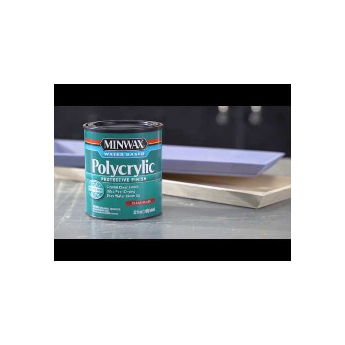 Minwax Polycrylic Water-Based Clear Protective Finishes