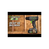 Genesis 20V 2-Speed 3/8" Drill / Driver