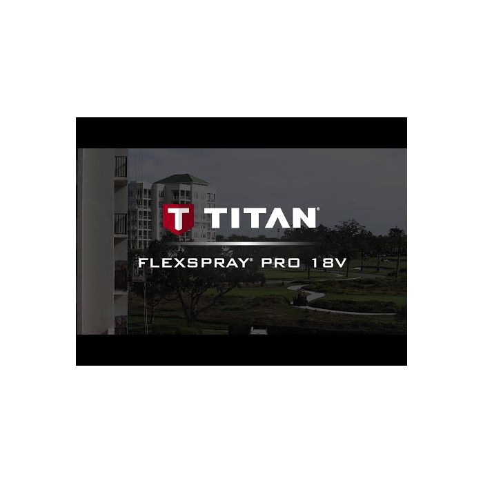 Titan FlexSpray Pro 18v Battery-Powered Handheld Airless Paint Sprayer