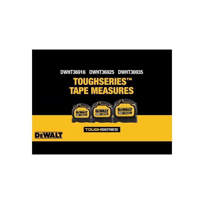 DeWalt 25' Tough Series Tape Measure