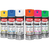 Krylon 15oz APWA Inverted Marking Contractor Solvent Based Sprays