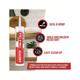 Loctite 5.5oz 2-n-1 Paintable Tub & Tile Sealants