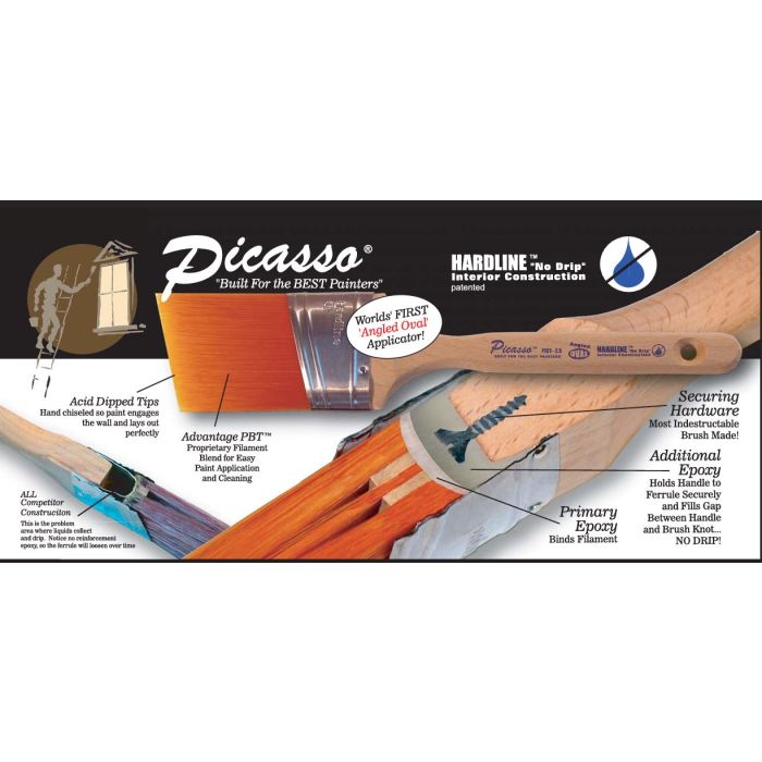 Proform Stiff Picasso Brushes