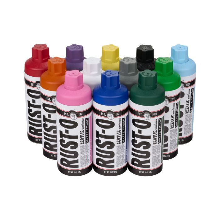 Rust-Oleum 11oz Rust-O Matte Artist Spray Paints