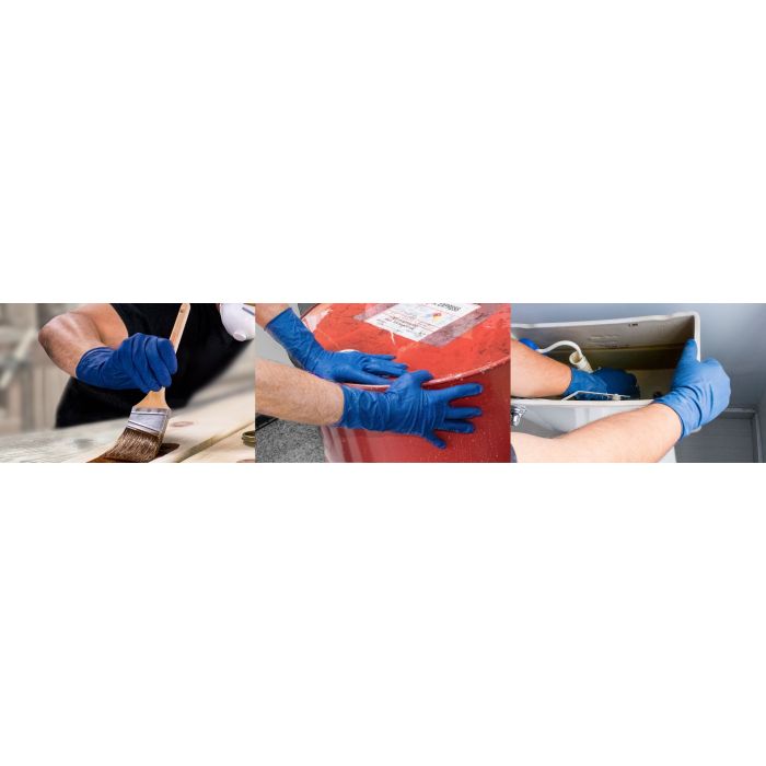 SAS 14mil Thickster Latex Disposable Gloves Powder Free