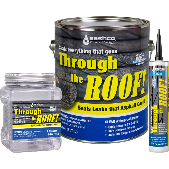 Sashco Through the Roof! Roof Repair Sealants (High Performance)