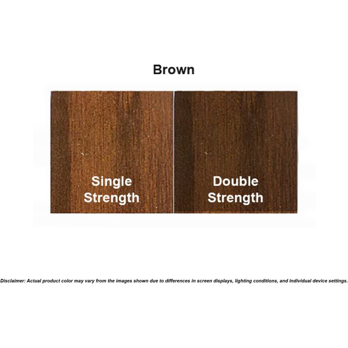Seal-Once 1gal Brown Single Strength Semi-Transparent Marine Grade Premium Wood Stain & Sealer