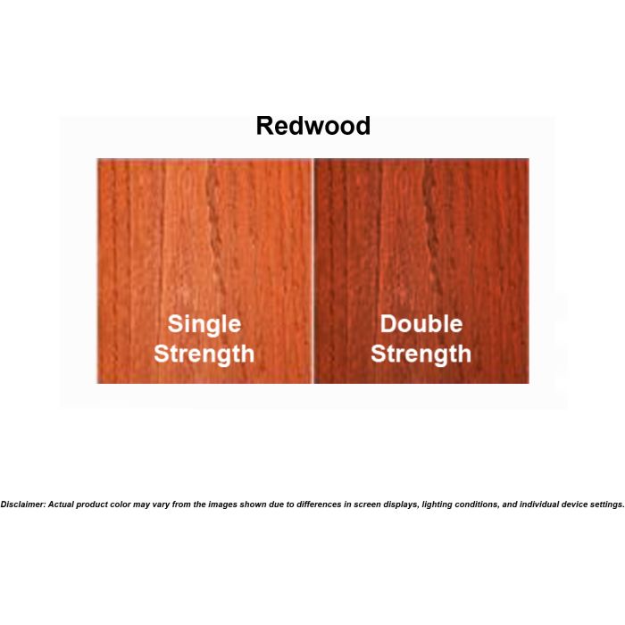 Seal-Once 5gal Redwood Single Strength Semi-Transparent Marine Grade Premium Wood Stain & Sealer