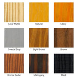 Seal-Once Marine Grade Pre-Mixed Semi-Transparent Premium Wood Stain & Sealer