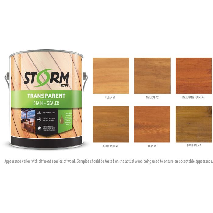 Storm One Gallon Stains Sealers and Finishes