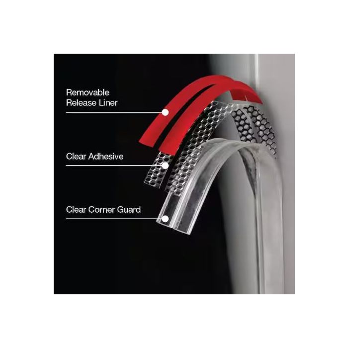 Trimaco 1.5" x 8' StayPut Flexible Corner Guard