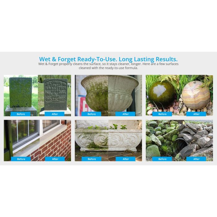 Wet & Forget Moss, Mildew, & Algae Stain Removers