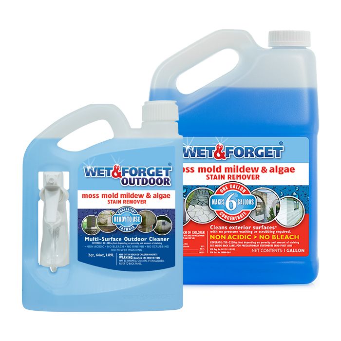 Wet & Forget Moss, Mildew, & Algae Stain Removers